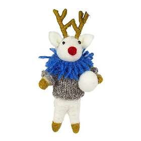 A World of Craft Rudolf w Blue Collar Julhänge