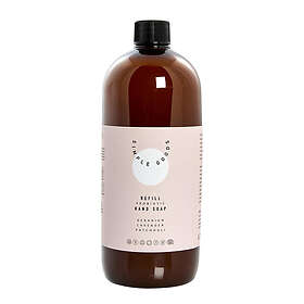 Simple Goods Geranium Påfyllning Handtvål 1000ml Ljusrosa