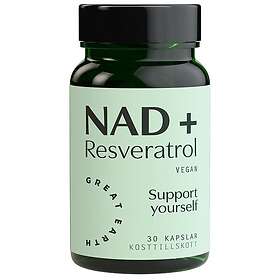 Great Earth NAD+ Resveratrol 30 kapslar