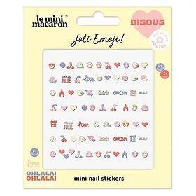 Le Mini Macaron Nail Stickers Jolie Emoji