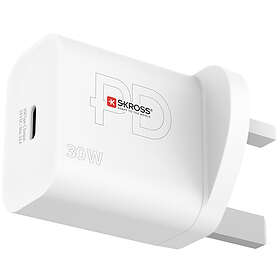 Skross Power Laddare UK 1xUSB-C PD 30W