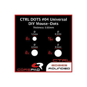 Corepad Dots CTRL Universal DIY Ø 5,5/6,5/8,5/9,5mm 0,85mm