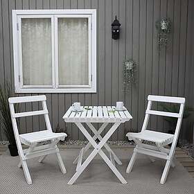 Baltic Garden Caféset Wilma Bord med 2 Knohult Stolar 500366-6