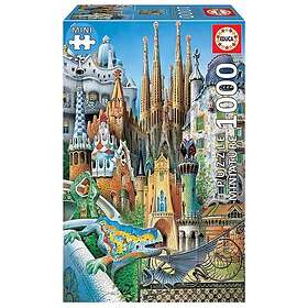 Educa Pussel Collage Gaudi Miniature, 1000 bitar