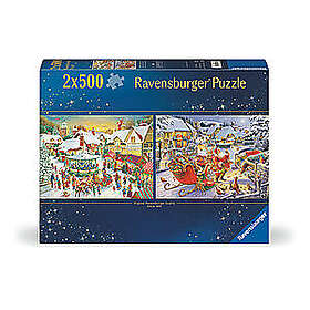 Ravensburger Pussel Christmas Collection, 2x500 bitar