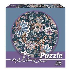 1Conzept Relax Runt Pussel Tiger 500 Bitar