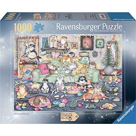 Ravensburger : Crazy Cats Christmas Crackers (1000)