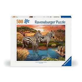 Ravensburger Zebraer ved vannhullet 500 Brikker