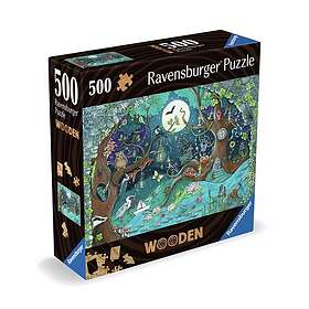 Ravensburger : Wooden Träpussel Fantasy Forest (500)