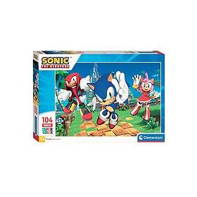 Clementoni Jigsaw Puzzle Super Color Maxi Sonic 104pcs. Golv