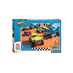 Clementoni Jigsaw Puzzle Super Color Maxi Hot Wheels 104pcs. Golv