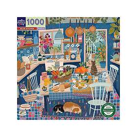 Eeboo Puzzle 1000 pcs Blue Kitchen