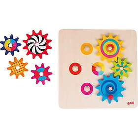 Goki Sprocket Puzzle 8pcs. Trä