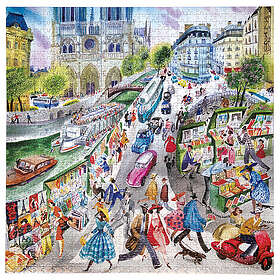 Eeboo Puzzle 1000 pcs Paris Bookseller