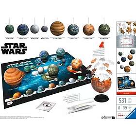 Ravensburger 3D Puzzle Star Wars Planet Of The Galaxy 531st. 3D pusselspel