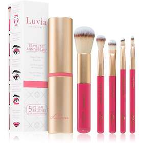 Luvia Cosmetics Prime Vegan Anniversary Sminkborstar med fodral(Resa) 1 st. female