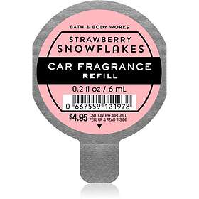 Bath & Body Works Strawberry Snowflakes luftfräschare för bil Påfyllning 6ml