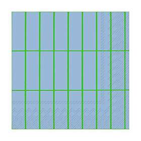 Marimekko Tiiliskivi servett 33x33 cm 20-pack Light blue-green