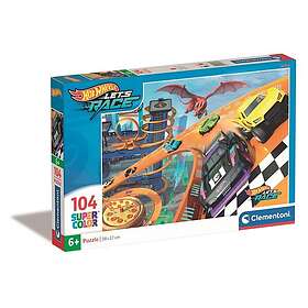 Clementoni Pussel 104 bitar Hotwheels,