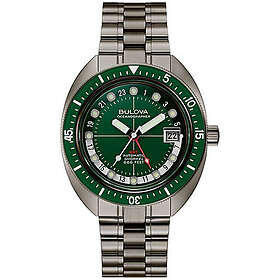 Bulova 98B415 Oceanographer Grön/Stål Ø41 mm