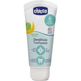 Chicco Oral Care Toothpaste Tandkräm för barn Smak Apple & Banana 6 m+ 50ml unisex