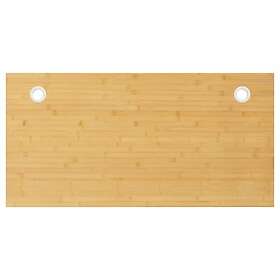 vidaXL Bordsskiva 80x40x2,5 cm bambu