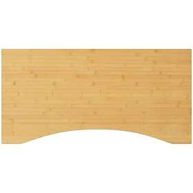 vidaXL Bordsskiva 80x40x4 cm bambu