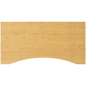 vidaXL Bordsskiva 110x55x2,5 cm bambu