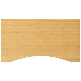 vidaXL Bordsskiva 100x60x4 cm bambu