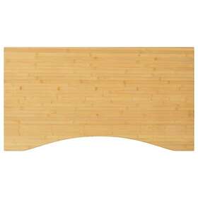 vidaXL Bordsskiva 100x60x2,5 cm bambu