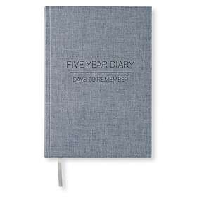 Adlibris 5 Year Diary A5 Denim blue Paperstyle