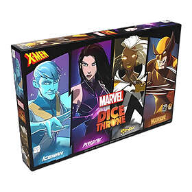 USAopoly Marvel Dice Throne: X-Men Iceman Psylocke Storm Wolverine