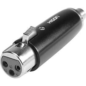 Hicon XLR-adapter XLR-honkontakt RCA-hona HI-X3CI-FF