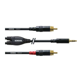 Cordial CFY3WCC Audio Adapterkabel [1x Teleplugg 3,5 mm