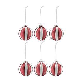 Scandi Living Tradition julgranskula 6-pack Red/white