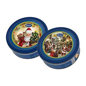 ONLY Butter Cookies Christmas Tin Mixed Box 454g