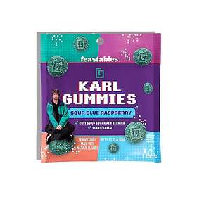 Feastables Karl Gummies Sour Blue Raspberry 50g