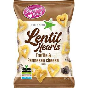 Green Star Lentil Hearts Tryffel & Parmesan 100g