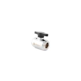 Bitspower Silver Shining Mini Valve With Black Handle