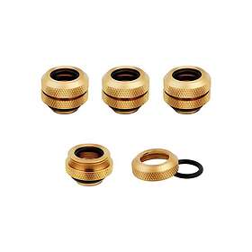 Corsair Hydro X Series XF Hardline 12mm OD Fitting Kølevæske system tilpasning 4-pack Guld