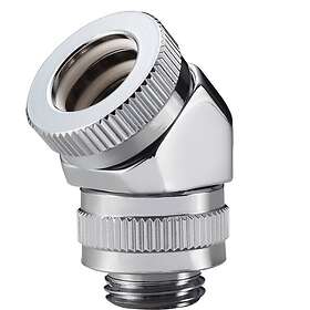 Phanteks 12mm Hard Tube Rotary Fitting 45° G1/4 -Krom