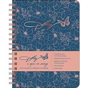 Dolly Parton A Year in Songs Deluxe Organizer 2025 Hardcover Monthly/Weekly Planner Calendar