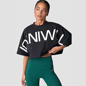 ICANIWILL Contrast Croppad T-shirt (Dam)