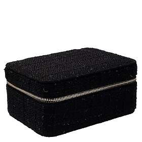 Dark Tweed Jewellery Box Black