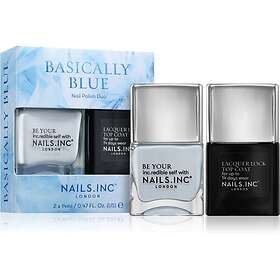 Nails Inc . Basically Blue kit med nagellack female