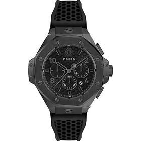 Philipp Plein PWPRA0924 Chrono Royal Svart/Gummi Ø46 mm
