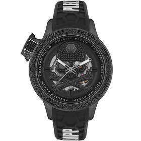 Philipp Plein PWUAA0423 Hyper Sport Svart/Gummi Ø46 mm