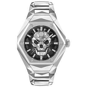 Philipp Plein PWWAA0624 The Skull Scuba Duba Svart/Gummi Ø47 mm