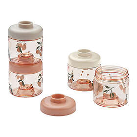 Liewood Dominique Barnmatsförvaring Tritan 4-Pack Peach/Sea shell