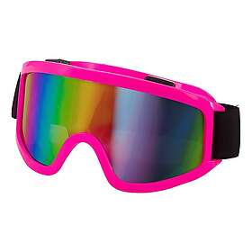 80-tals Skidglasögon Neonrosa One size